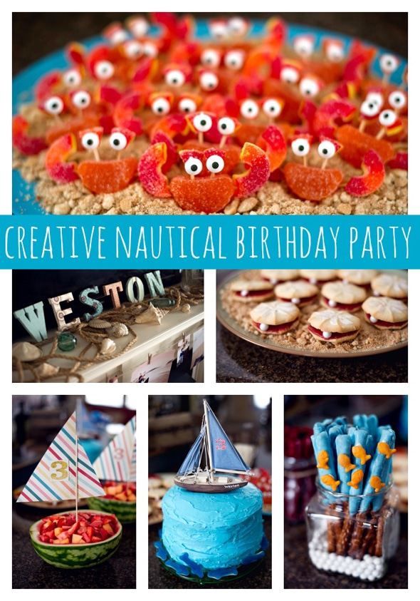 Creative Nautical Birthday Party - Pretty My Party