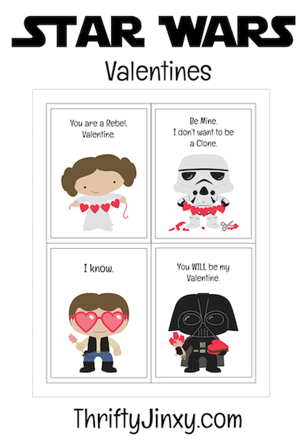 Star Wars Valentine Printable Printable Word Searches