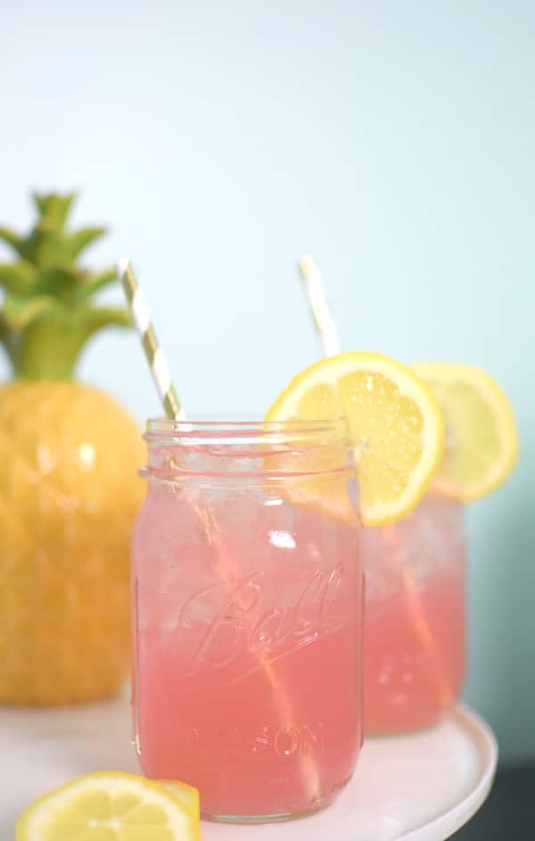 Easy Adult Pink Lemonade Recipe - Pretty My Party