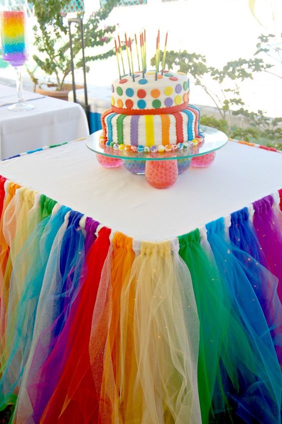 Colorful Rainbow Party Inspiration