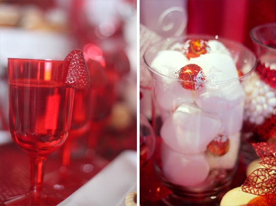 Red and White Holiday Dessert Table - Pretty My Party