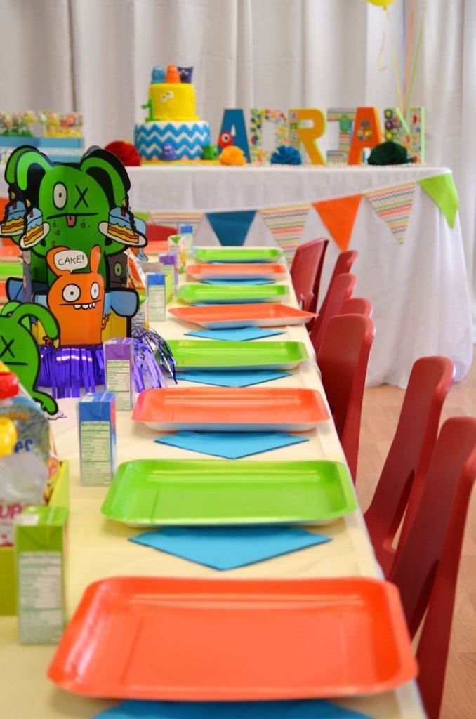 Colorful Monster Themed 1st Birthday Party - Pretty My Party