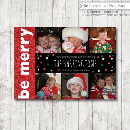 25 Fun Holiday Photo Cards - Pretty My Party