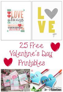 25 Free Valentine's Day Printables - Pretty My Party