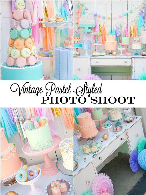 Vintage Pastel Styled Photo Shoot