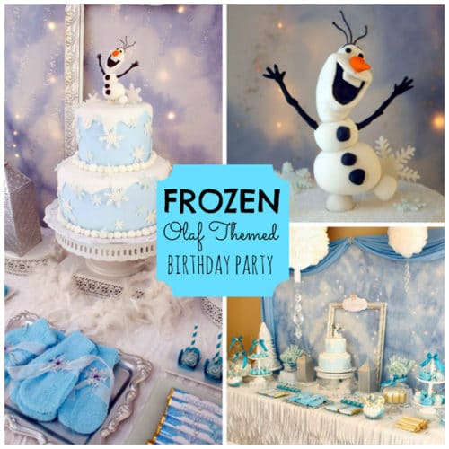 Frozen Olaf Themed Birthday Party