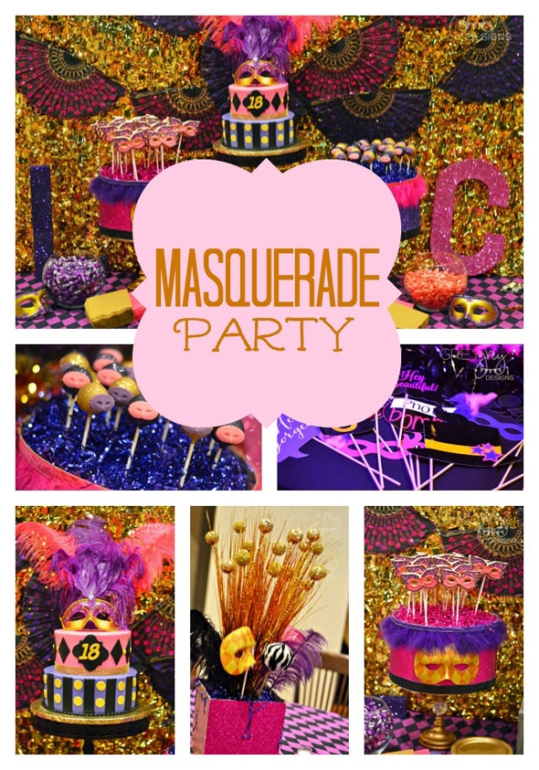 Masquerade Signs, Masquerade Party Decorations, Sweet 16