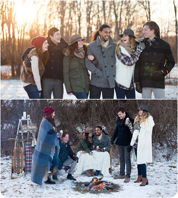 Winter Wonderland Styled Photo Shoot