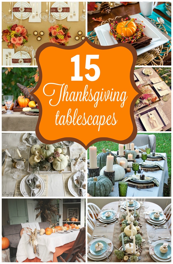 15 Stunning Thanksgiving Table Ideas - Pretty My Party