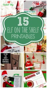15 Free Elf on the Shelf Printables - Pretty My Party