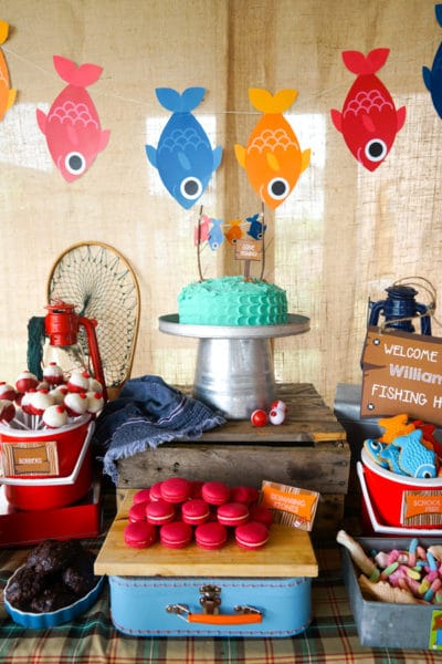 Adorable Boys Gone Fishing Party - Pretty My Party