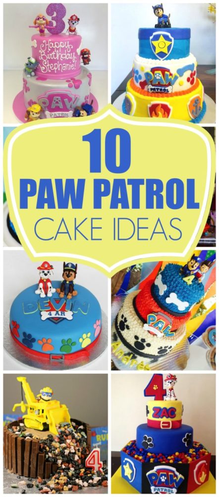 PAW Patrol Cake Template