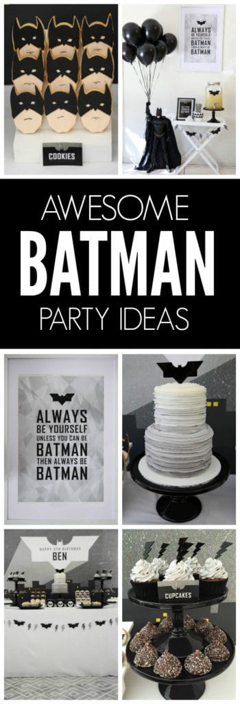 Modern Batman Birthday Party