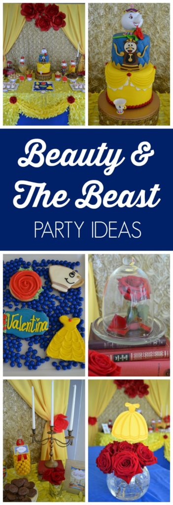 Enchanted Beauty and the Beast Birthday Party - Pretty My Party