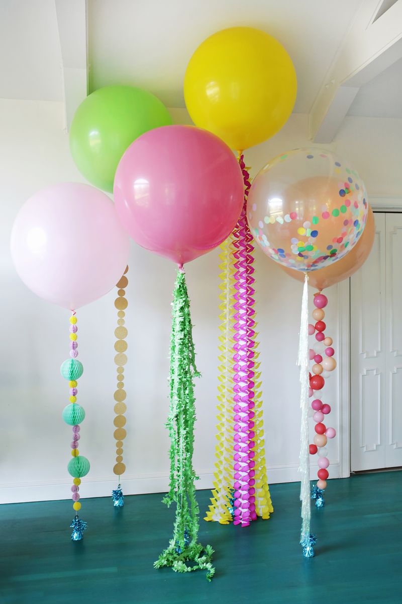 Funny Fashion - Balloons Balloon-Accessory-Tulle Ribbon-White-8