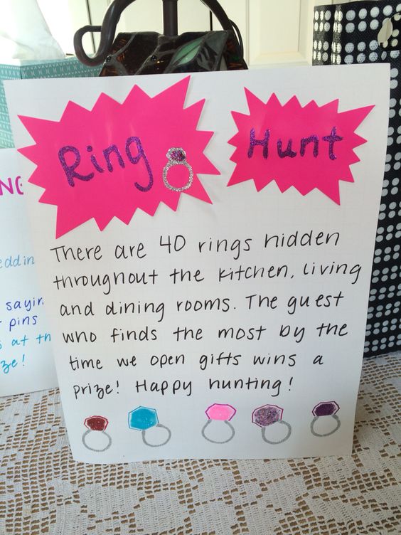 Put a Ring on It - Fall Bridal Shower Game Sign - Falling in Love Wedding  Shower Theme – Celebrate Life Crafts