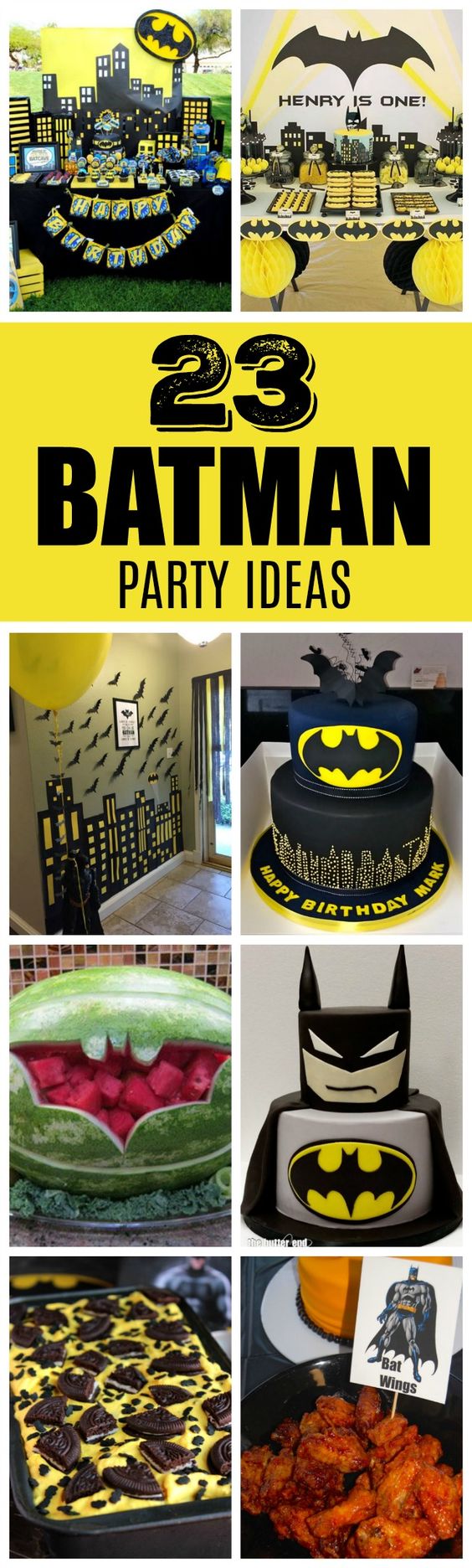 23 Incredible Batman Party Ideas - Pretty My Party