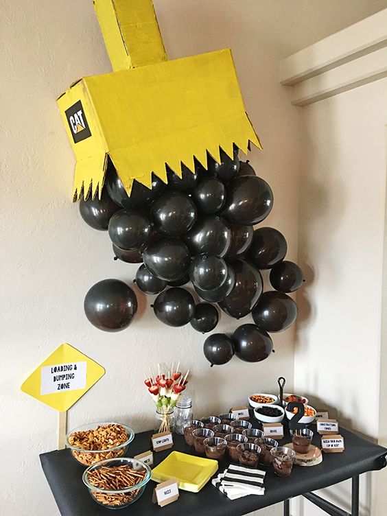 Construction Themed Birthday Party Decorations