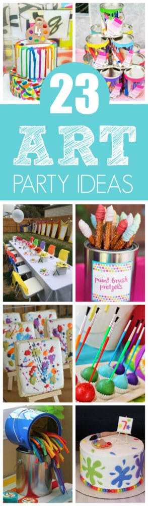Art Party, Art Party Decorations, Art Party Favors, Art Birthday  Decorations, Painting Party Decorations, Painting Party Favors, Paint Party  