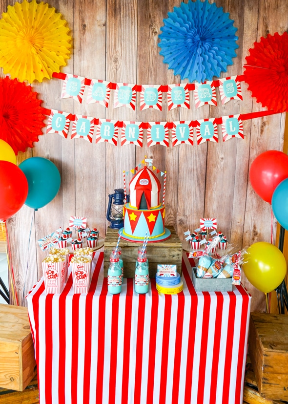 23 Incredible Carnival Party Ideas - Pretty My Party