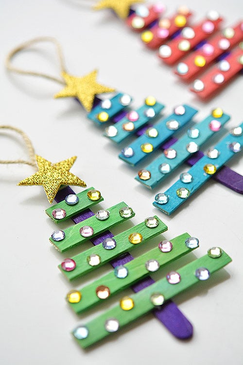 13 DIY Holiday Ornaments Kids Can Make - Pretty My Party