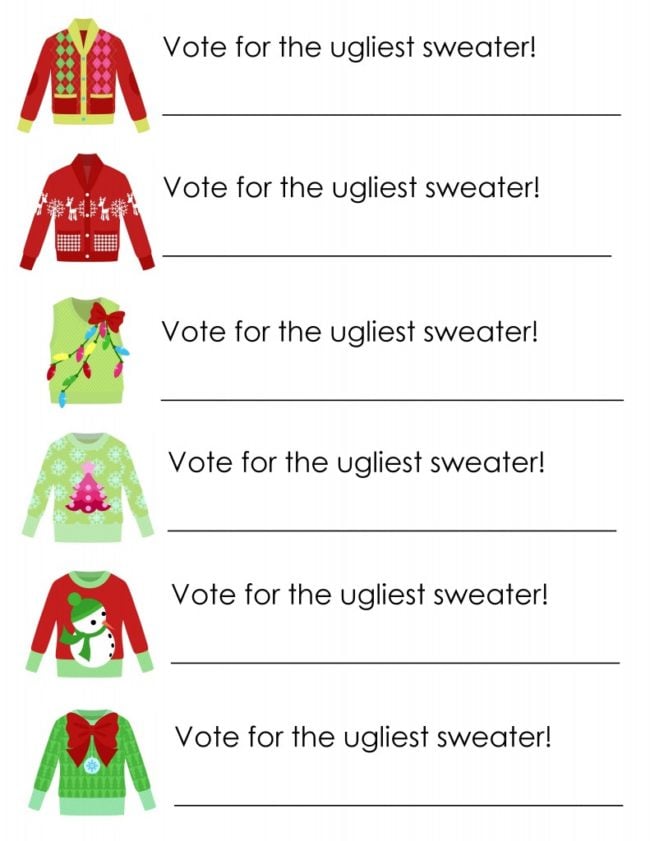 16 Totally Unforgettable Ugly Sweater Party Ideas Pretty My Party