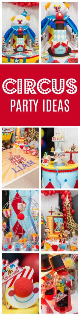 Sweet Circus Birthday Party - 1st Birthday- Pretty My Party