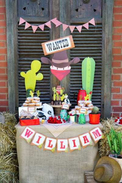 Wild West Cowboy Themed Birthday Party - Pretty My Party