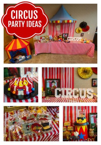 Big Top Circus Theme Party - Circus Party Ideas - Pretty My Party