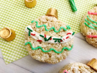 Rice Krispie Treat Christmas Ornaments - Pretty My Party