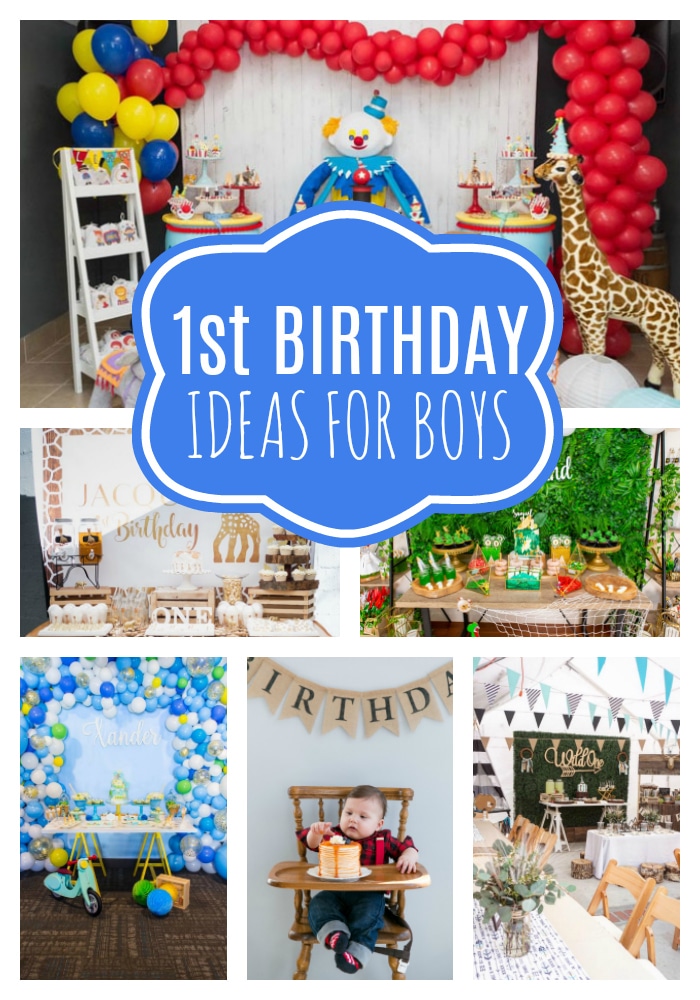 first birthday boy themes