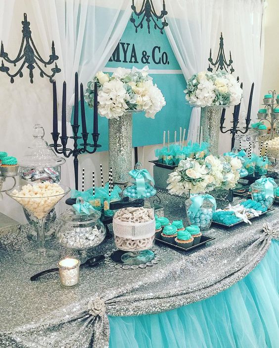 Tiffany And Co Sweet 16 Party Theme 