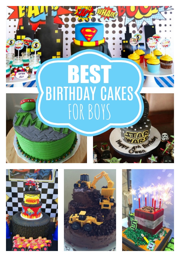 35+ Birthday Cakes For Boys - Ideas & Recipes