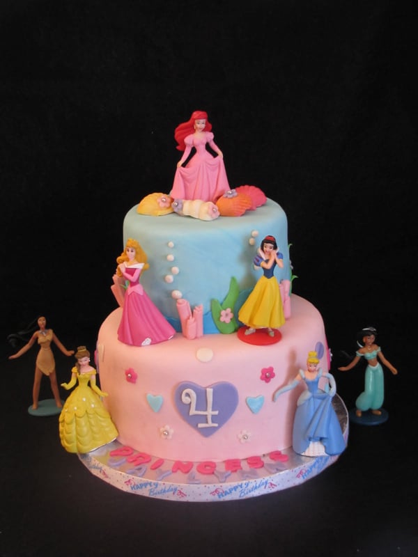 Disney Princess Acrylic Cake Topper