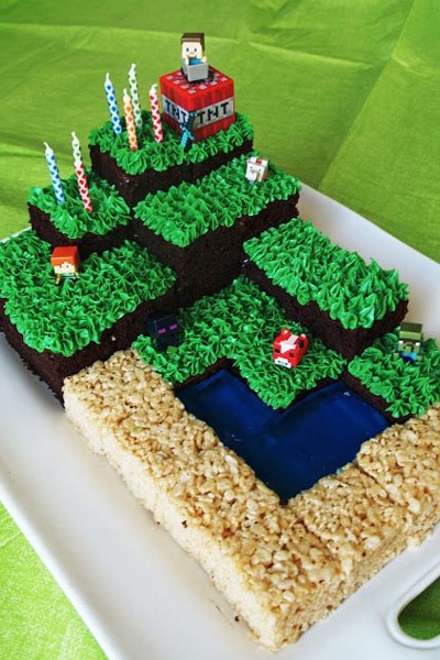 11 Amazing Minecraft Birthday Cakes Pretty My Party Party Ideas