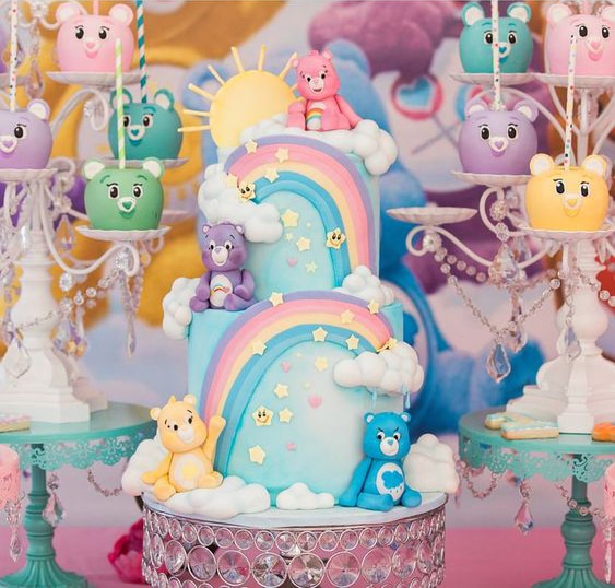 Care bears Centerpieces, Care Bears birthday Party Supplies
