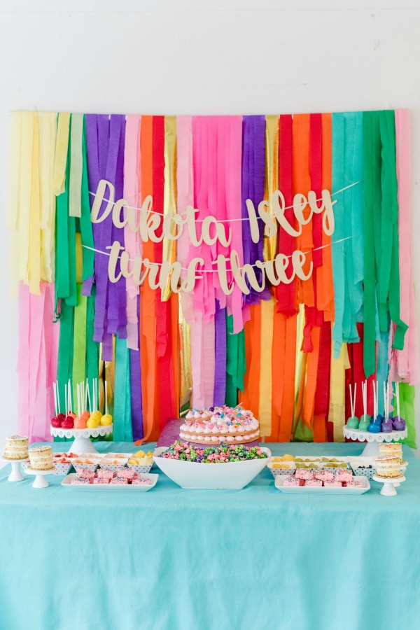 Rainbow Color Factory Party - Pretty My Party