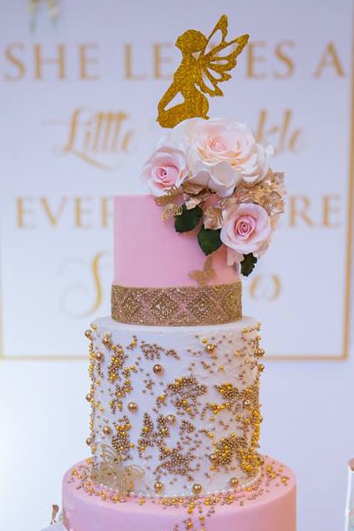 Tiara Fairy - Tiara Flower Cake • Fantasy Cakes • Creme Maison Bakery  Singapore