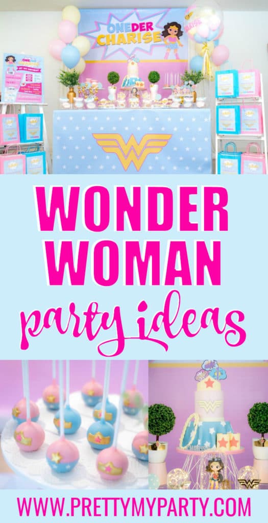 Pastel Wonder Woman Party - Pretty My Party