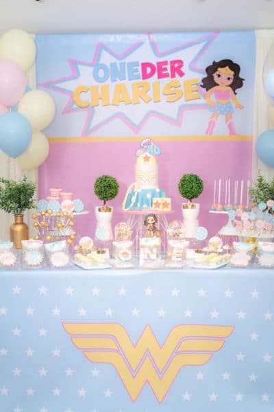 Pastel Wonder Woman Party - Pretty My Party