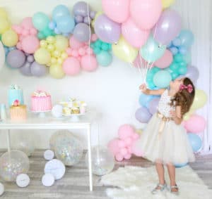 Sorbet Pastel Balloon Themed Party - Pretty My Party