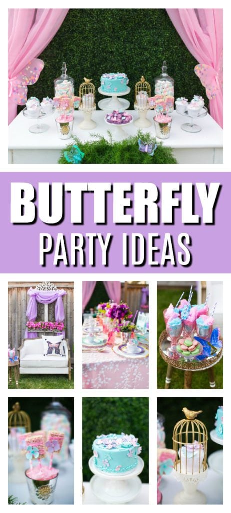 Pastel Butterfly Themed Birthday Party - Pretty My Party