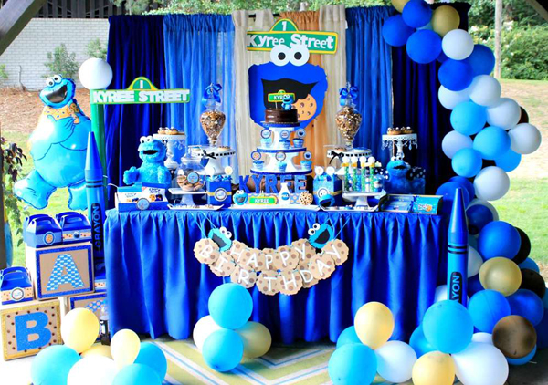 Cookie Monster Party Ideas for a Boy Birthday