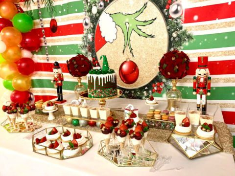 Grinch Themed Christmas Party - Pretty My Party