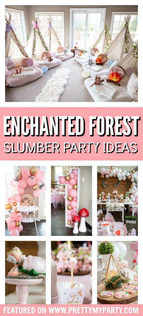 Enchanted Forest Slumber Party - Pretty My Party