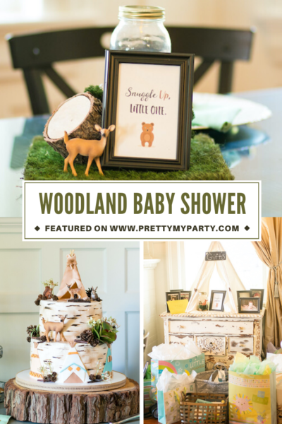 Rustic Woodland Animal Baby Shower - Pretty My Party