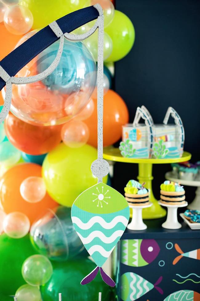 Adorable Boys Gone Fishing Party - Pretty My Party, Fishing Party Favors 
