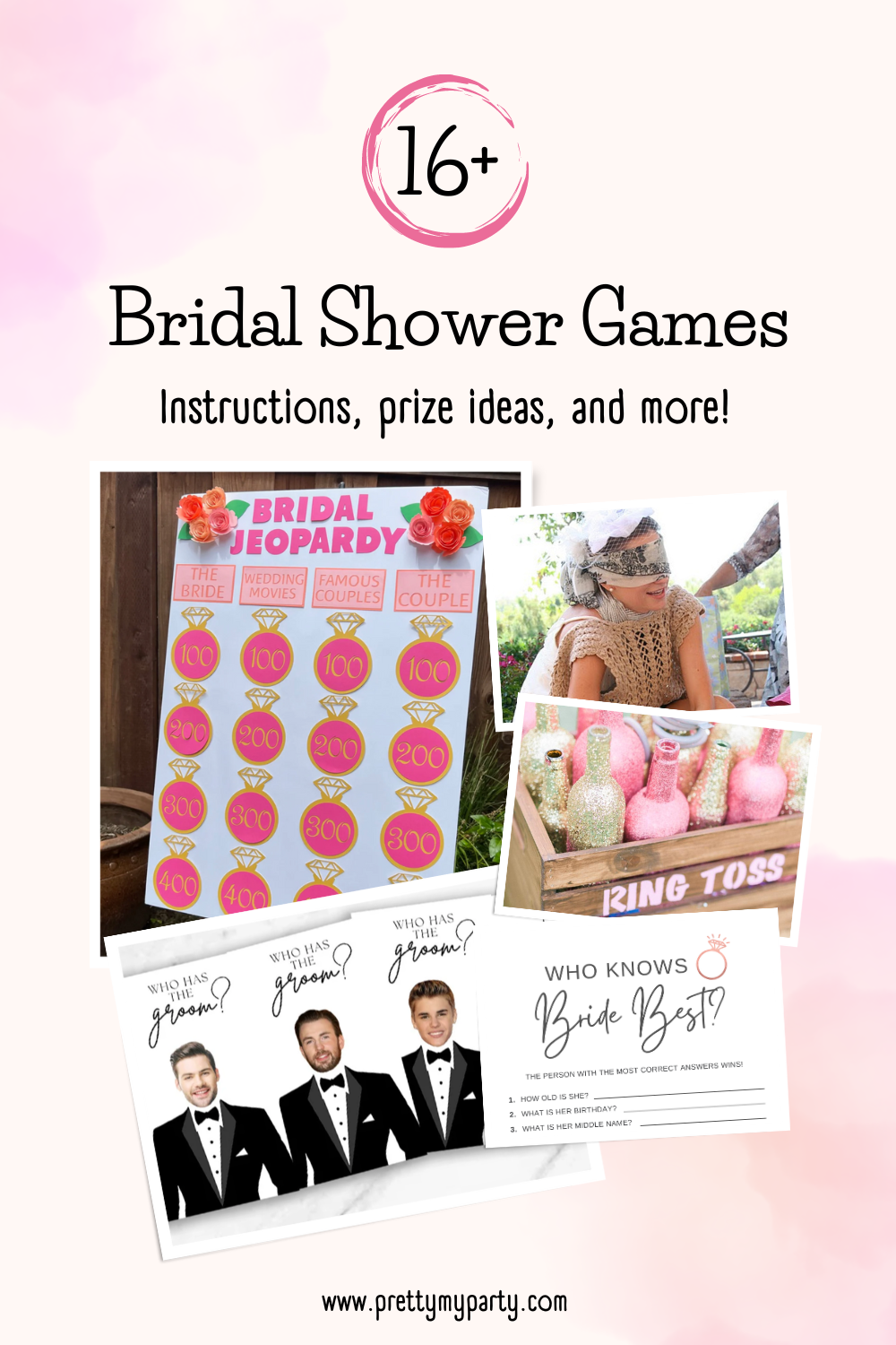 Bachelorette scavenger hunt game hen party announcement postInvitations –  Unique Bridal Shower