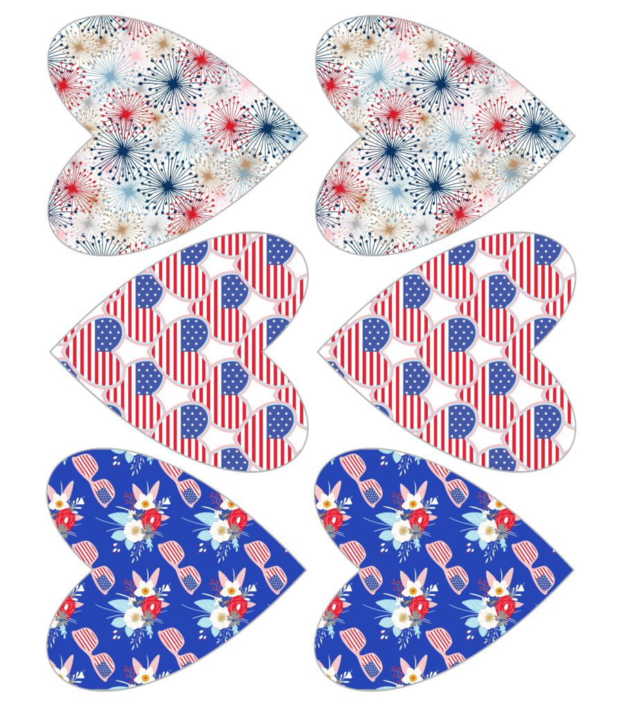 Free Printable Happy 4th of July Banner on www.prettymyparty.com