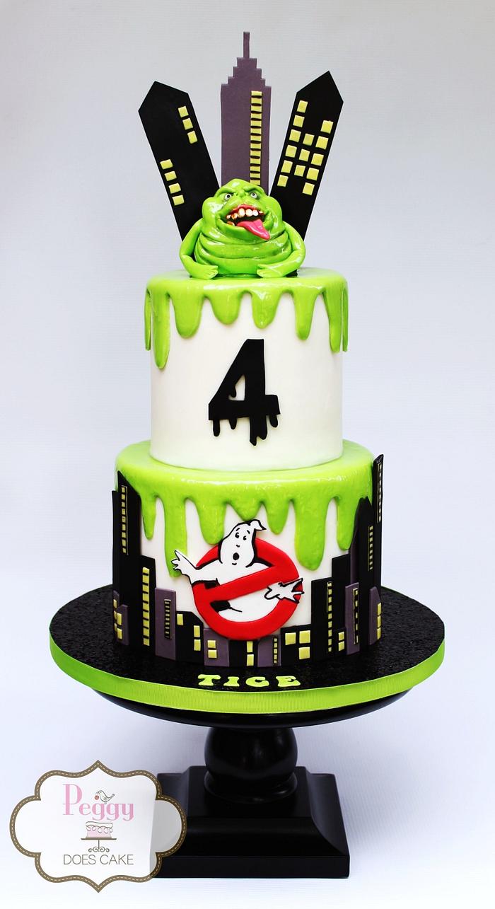 Ghostbusters Birthday Cake